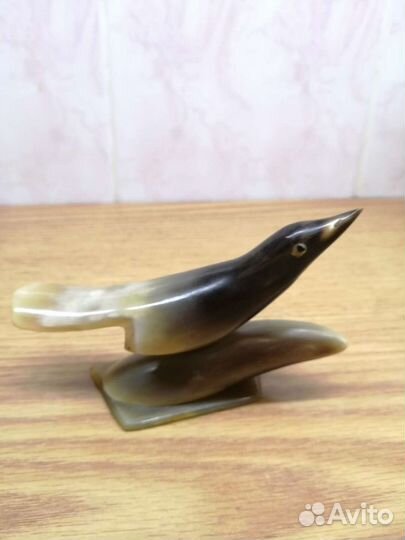 Статуэтки полистоун, стекло, рог, ссср, винтаж