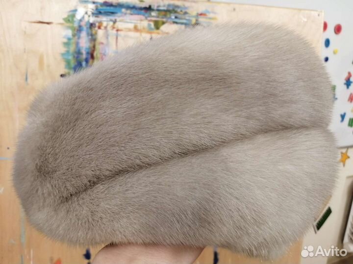 Шапка норковая женская новая