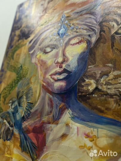 Картина большая акрил