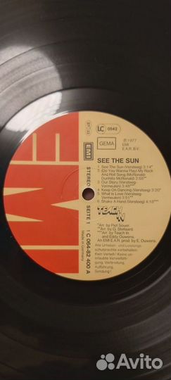 Teach In - See The Sun 1977 LP