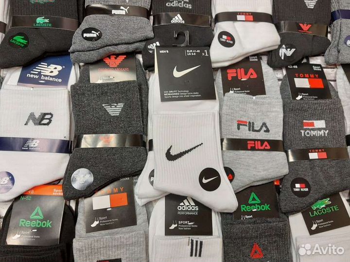 Носки Nike Adidas Puma Reebok