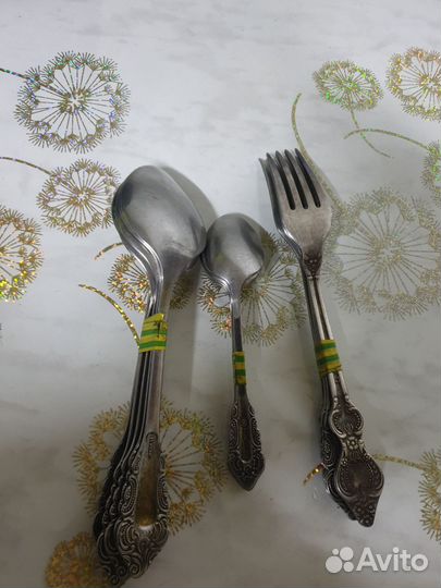 Набор вилок и ложек из нержавейки