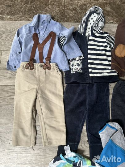 Вещи большим пакетом на мальчика 68 74