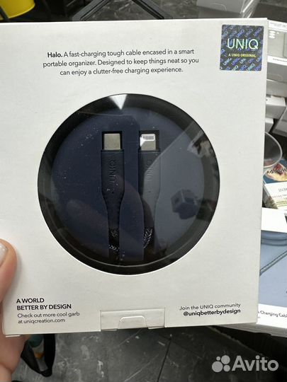 Кабель Uniq Flex relief USB Type-C - Ligh MFI