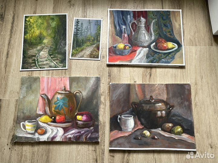 Картина маслом на холсте для интерьера