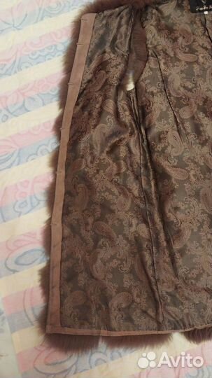 Меховая жилетка (песец) L