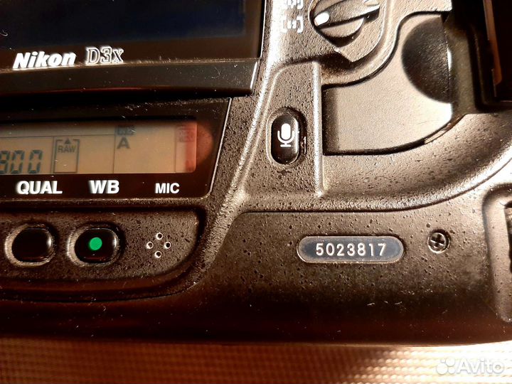 Зеркальная фотокамера Nikon D3X (77K) Body