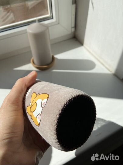 Бутылка для воды детская стеклянная в мягком чехле