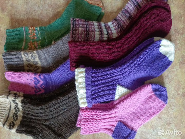 Носки вязаные ручной работы женские