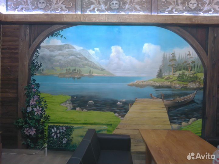 Роспись в интерьере