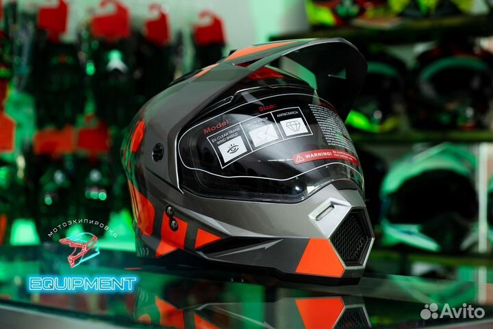 Кроссовые шлемы для мотоцикла мотошлемы
