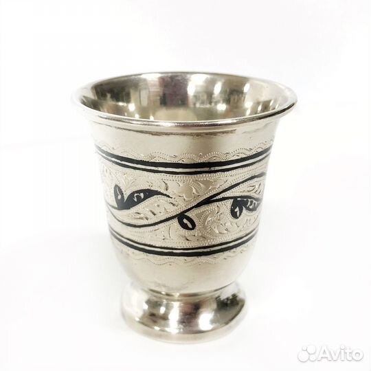 Стопка. Рюмка. Серебро. Позолота 875 проба