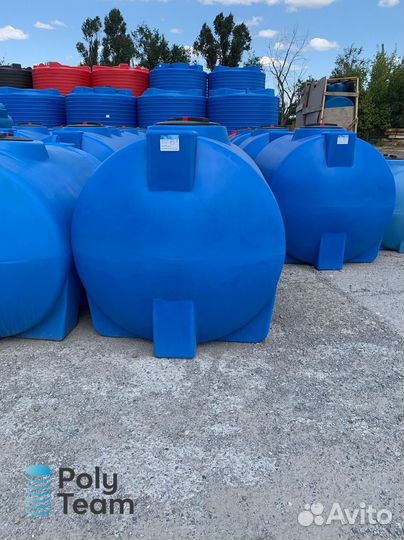 Бочки для воды пластиковые 1000 л, 2000 л, 3000 л