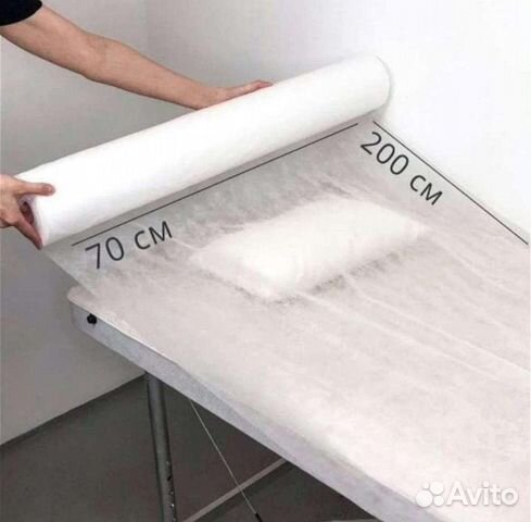 Одноразовые простыни в рулоне
