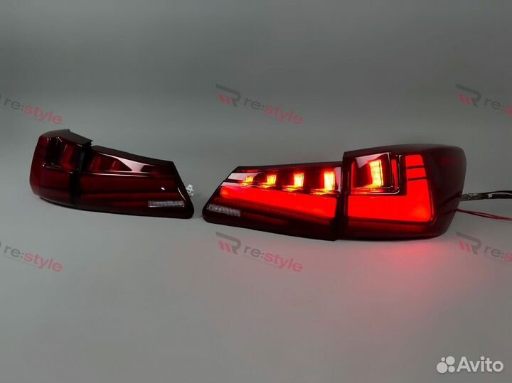 Стопы Lexus IS250 05-12г Led Тюнинг Красные