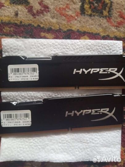 Оперативная память ddr3 2 комплекта по 8gb