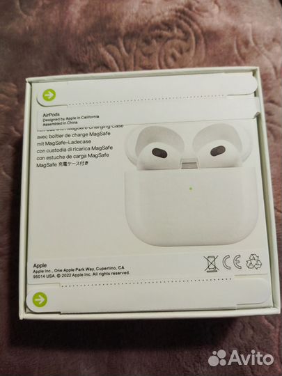 Наушники Apple AirPods 3 новые