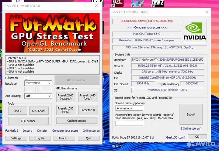 Nvidia GeForse RTX 2060 super Gigabyte 8gb