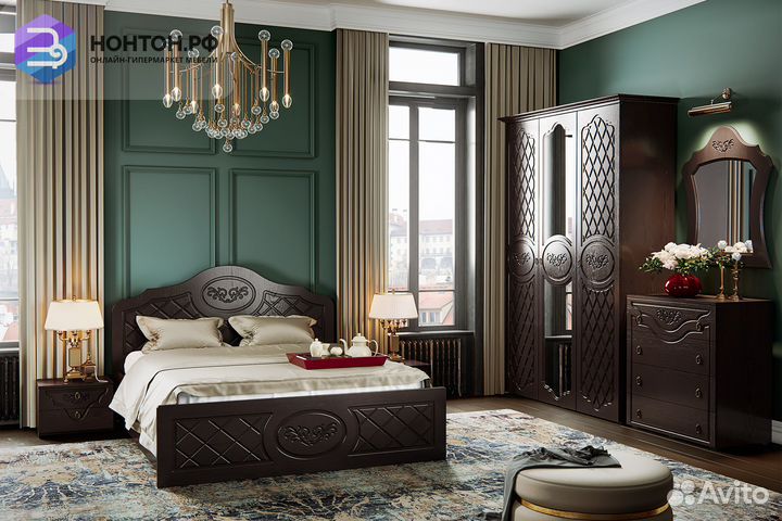 Спальный гарнитур Престиж шоколад / венге