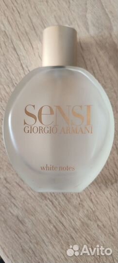 Раритет Giorgio Armani sensi white notes