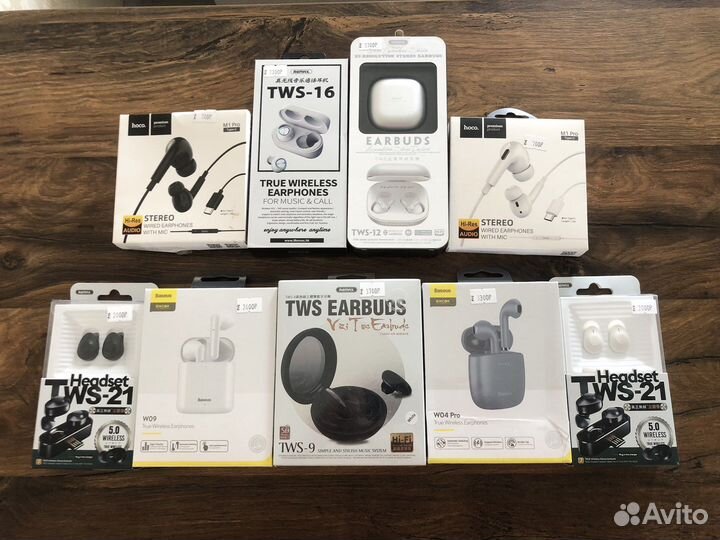 Беспроводные наушники новые