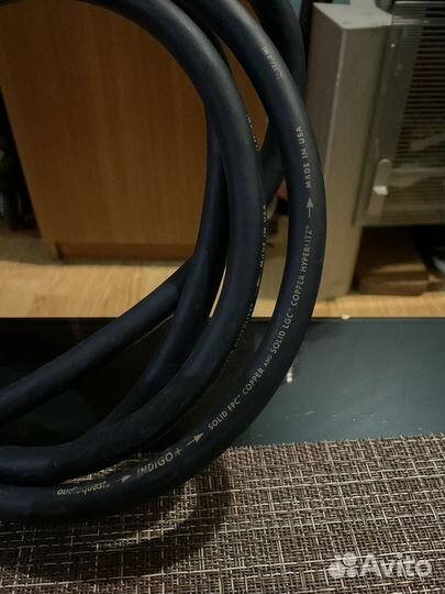 Акустический кабель AudioQuest indigo + USA