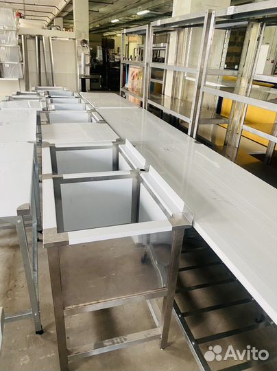 Полки столы новые из нержавейки