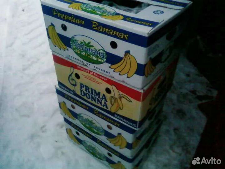 Банановые коробки бу в собранном виде