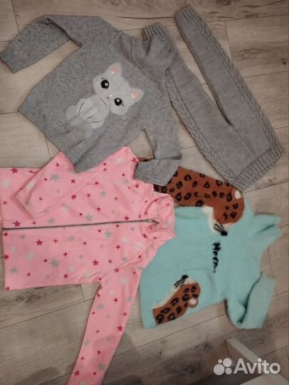 Вещи пакетом на девочку 110- 122