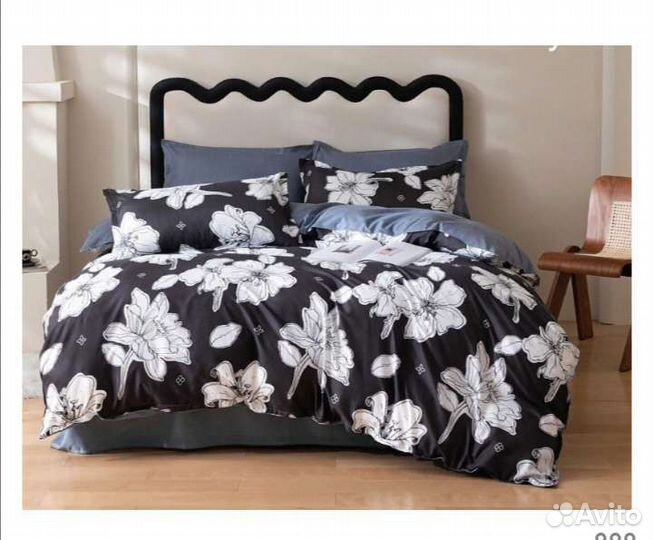 Постельное белье с простынью на резинке