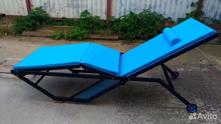 Шезлонг лежак раскладной