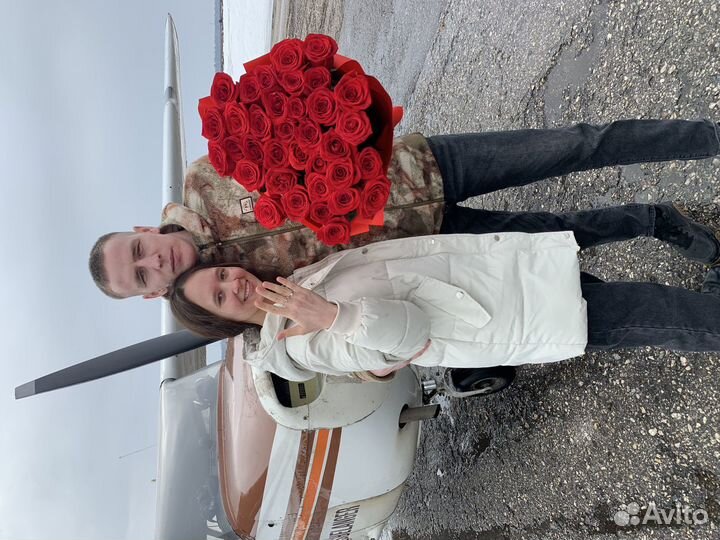 Романтическое свидание в самолете