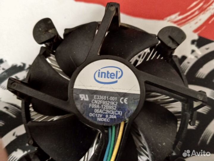 Процессор Intel Pentium E5700 + кулеер Intel