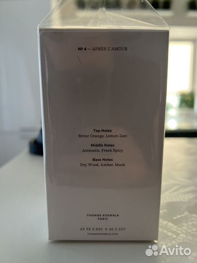 Духи Thomas Kosmala 4