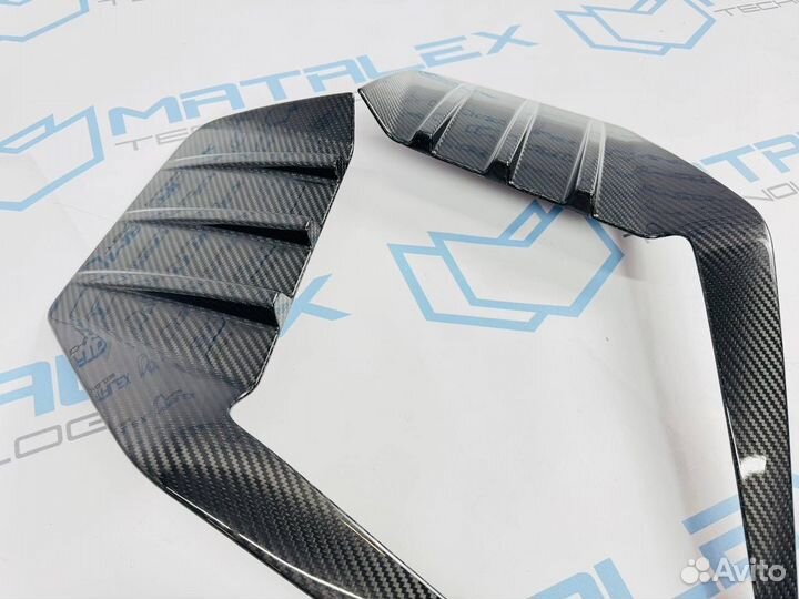 Вставки заднего бампера BMW M2 G87 coupe карбон