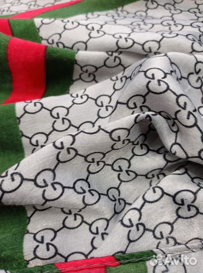 Платок шаль gucci 100см 