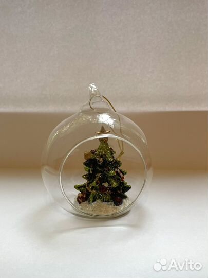 Стеклянные елочные игрушки новые