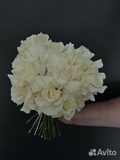 Свадебный букет из французской розы