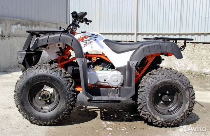 Квадроцикл Kayo Bull-3C черно-белый Витрина