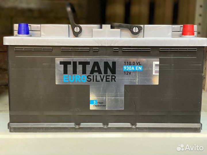 Аккумулятор Titan ES 110 обратной полярности