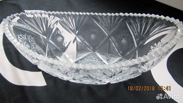 Хрустальные конфетницы, салатники