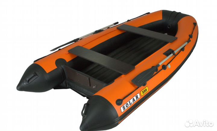 Лодка надувная моторная solar 350 оптима