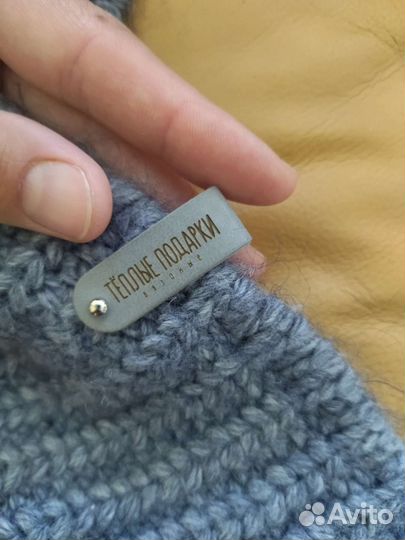 Вязаный капор новый