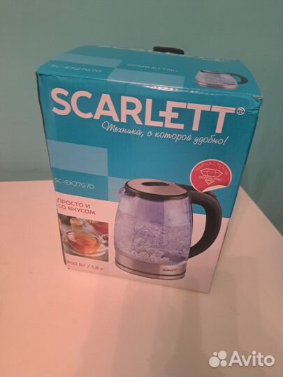 Чайник электрический новый Scarlett