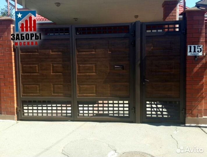 Распашные ворота от изготовителя