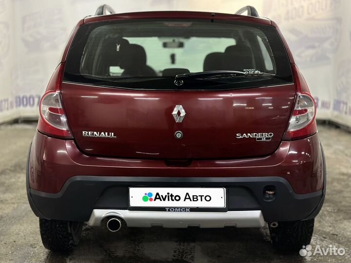 Renault Sandero Stepway 1.6 МТ, 2012, 132 026 км