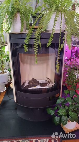 Печь камин новая, керамика