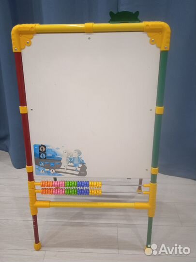 Мольберт растущий для мела/магнитно-маркерный