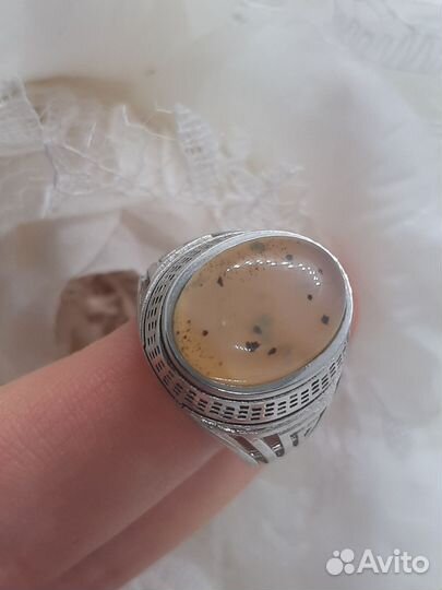 Кольцо для мужчины Агат