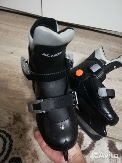 Коньки ледовые раздвижные 29-32